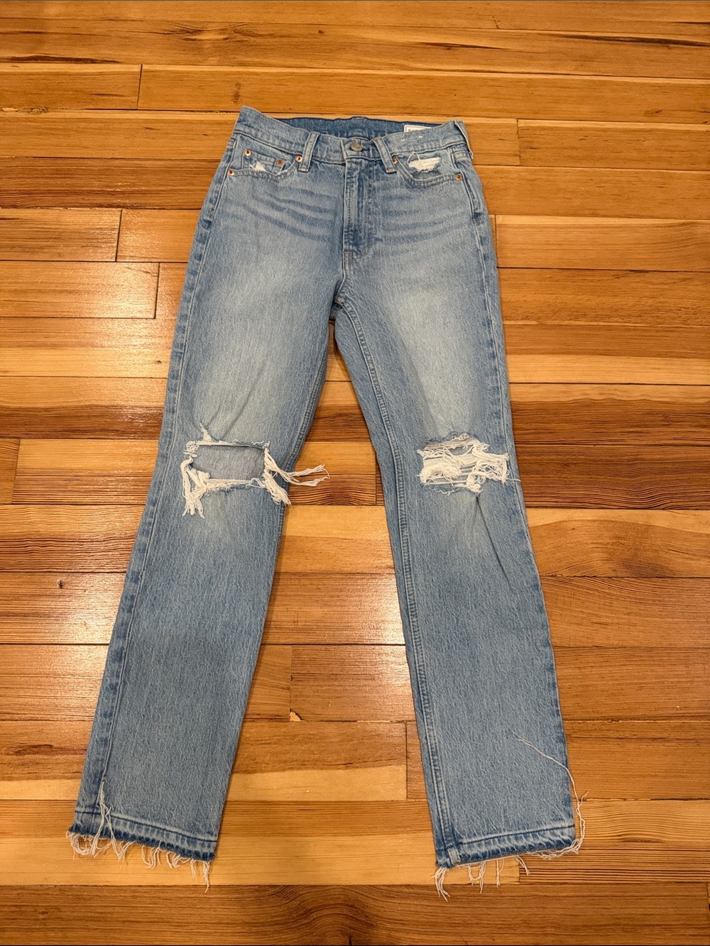 GAP Cheeky Straight High Rise Jeans